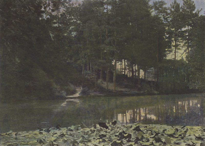 Bois de Boulogne, Rezervuar (renkli fotoğraf) by (after) French Photographer