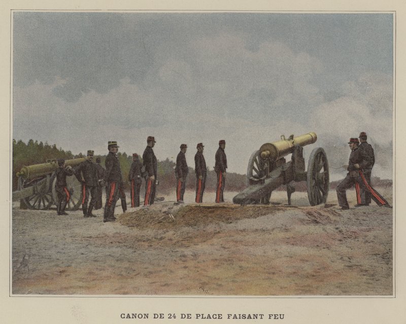 24 Kare Silah Atışı (renkli fotoğraf) by (after) French Photographer