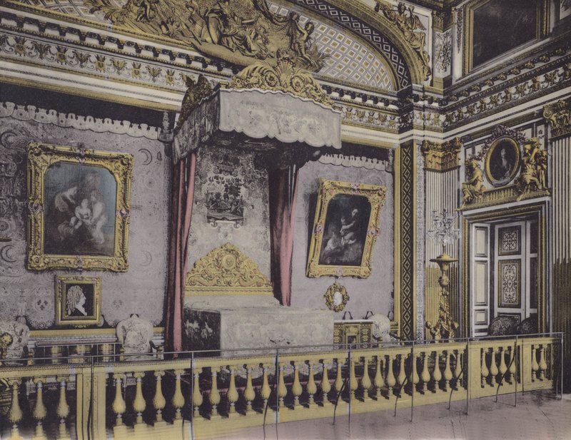 Chambre de Louis XIV, Louis XIV Yatak Odası (renkli fotoğraf) by (after) French Photographer