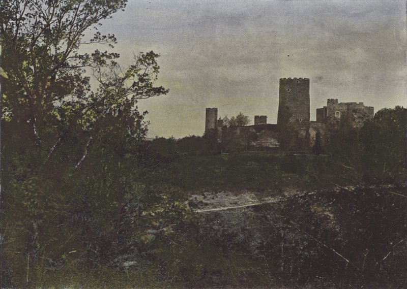 Chateaubrun (renkli fotoğraf) by (after) French Photographer