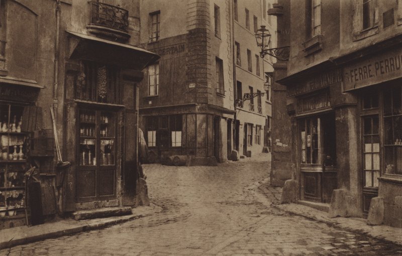 Fromentel rue, rue Saint-Hilaire, rue Jean-de-Beauvais ve 1866