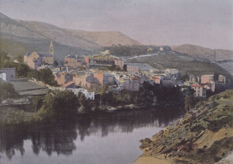 Tarn üzerinde Creyssels (renkli fotoğraf) by (after) French Photographer