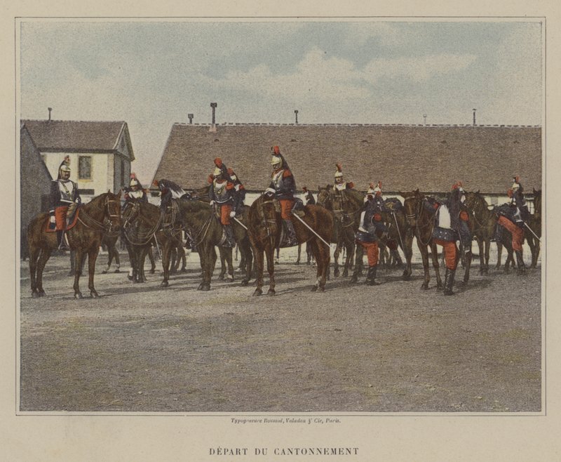 Kantondan Ayrılış (renkli fotoğraf) by (after) French Photographer
