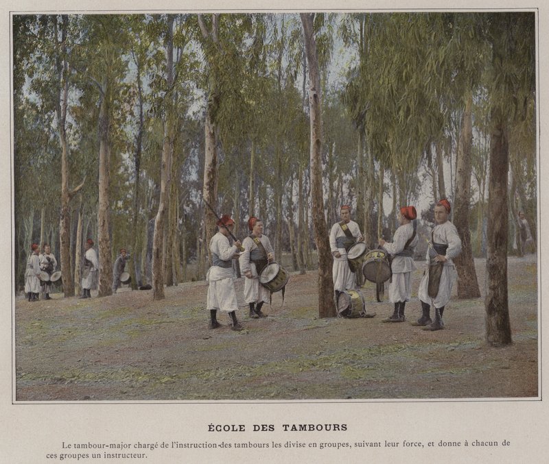 Davul Okulu (renkli fotoğraf) by (after) French Photographer