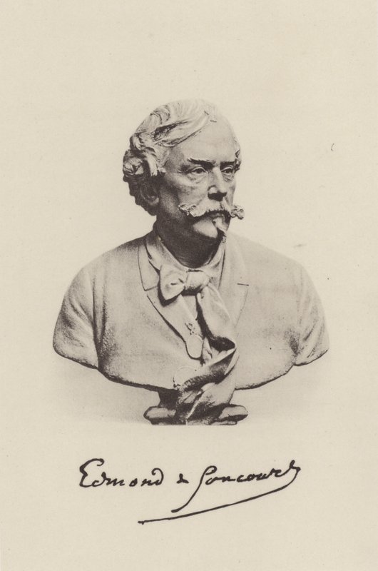 Edmond de Goncourt, Fransız romancı (s/b fotoğraf) by (after) French Photographer
