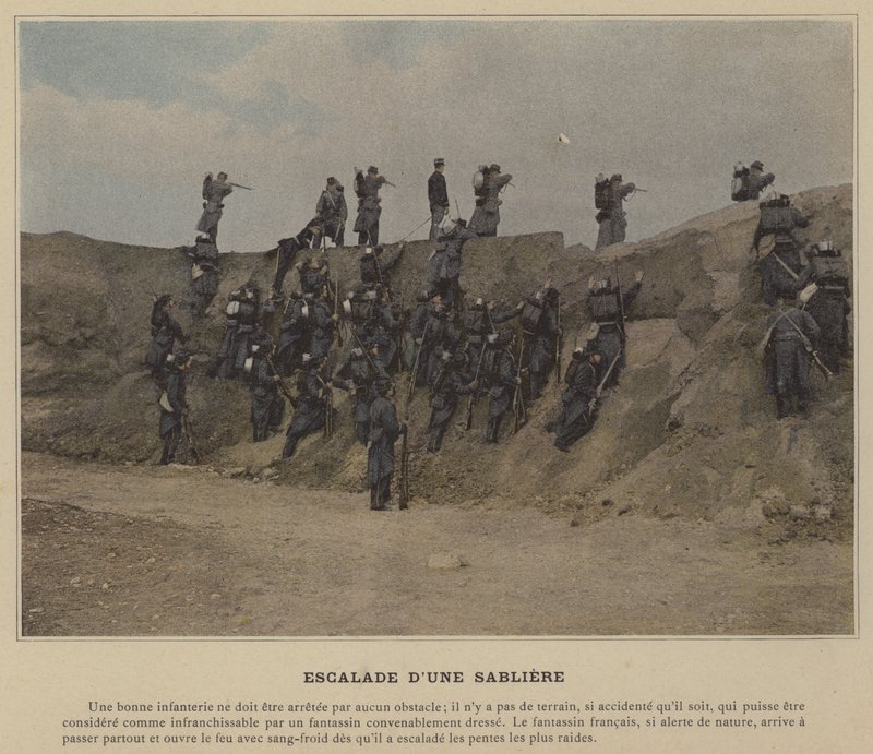 Sabliere Tırmanışı (renkli fotoğraf) by (after) French Photographer