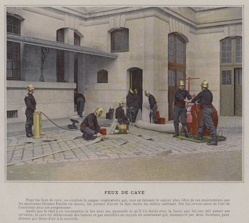Mahzen yangınları (renkli fotoğraf) by (after) French Photographer