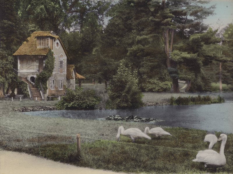 Hameau, Le Moulin, Hamlet, Değirmen (renkli fotoğraf) by (after) French Photographer