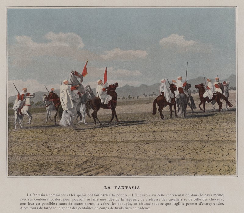 La Fantasia (renkli fotoğraf) by (after) French Photographer