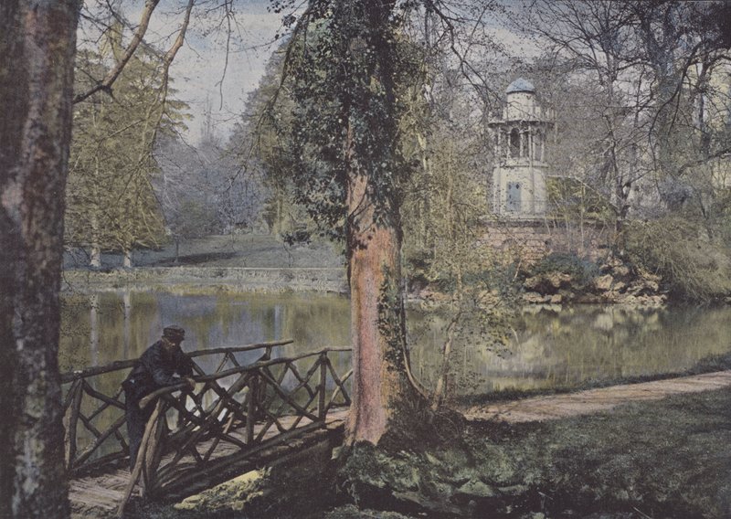 Marlborough Kulesi ve Rustik Köprü (renkli fotoğraf) by (after) French Photographer