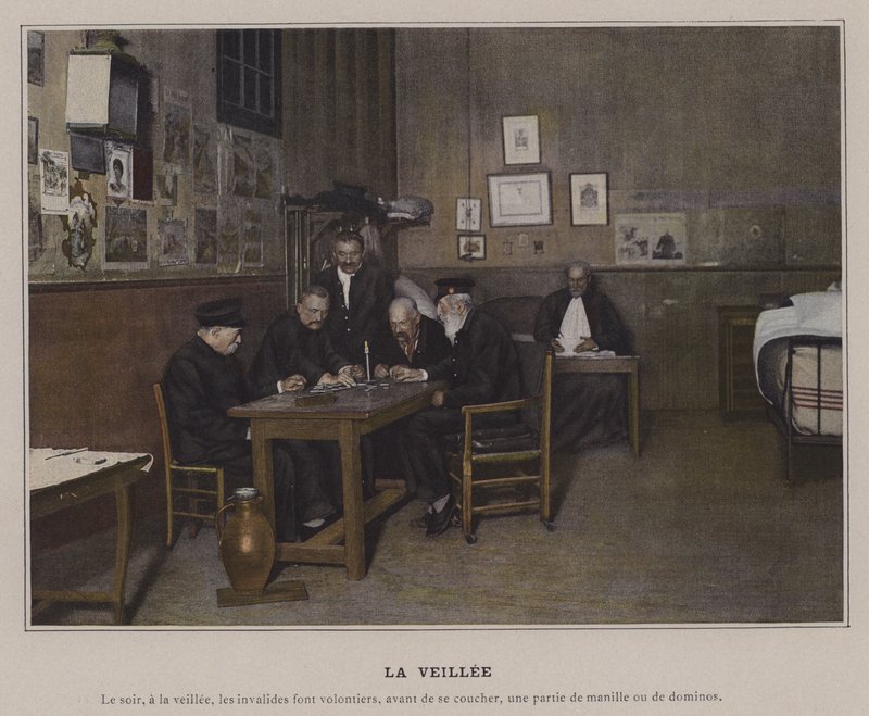 La Veillee (renkli fotoğraf) by (after) French Photographer