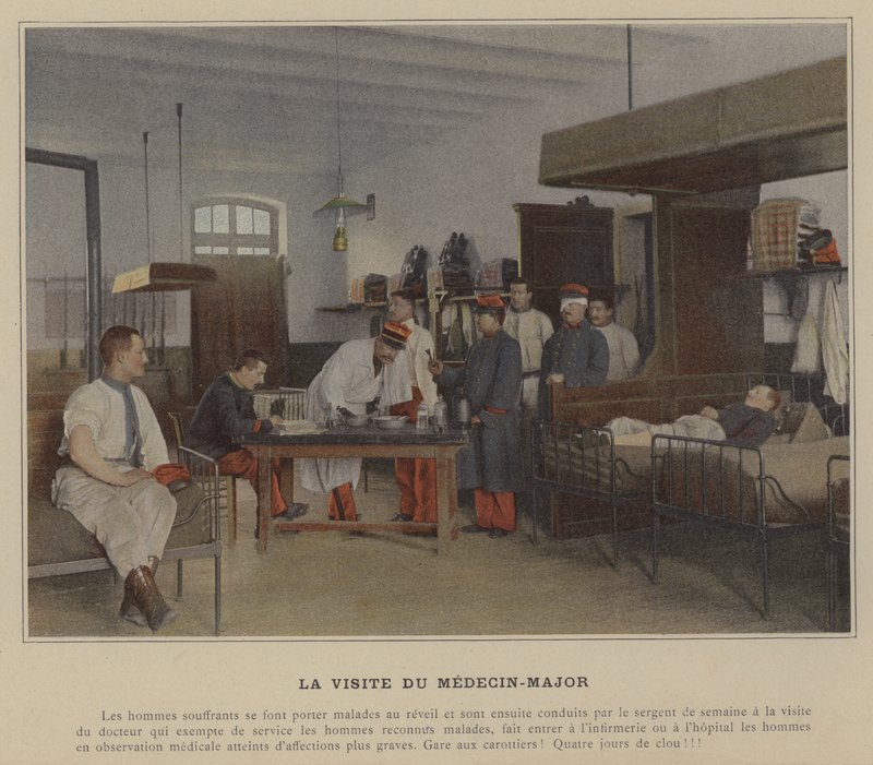 Başhekimin Ziyareti (renkli fotoğraf) by (after) French Photographer