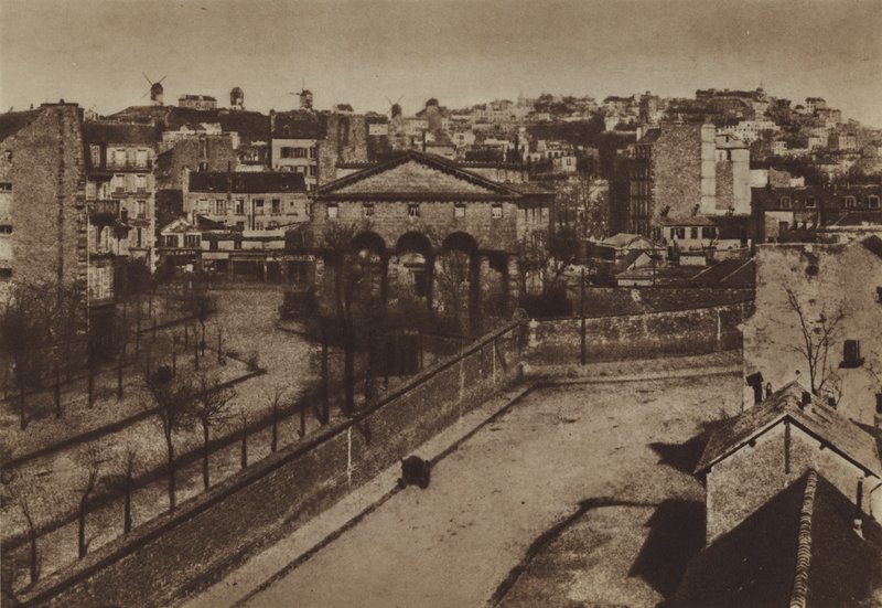 Clichy bariyeri (s / b fotoğraf) by (after) French Photographer