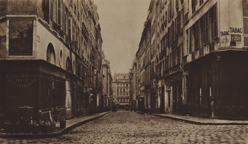 1866 civarında rue des Moulins, avenue de l