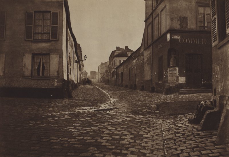 Rue du Cendrier, Saint-Marcel bölgesi (s/b fotoğraf) by (after) French Photographer