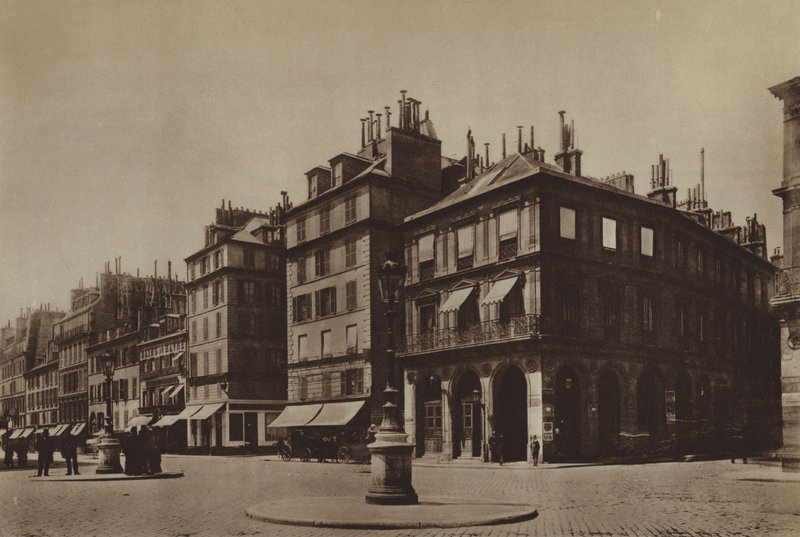 Eski Saint-Lazare istasyonu (s / b fotoğraf) by (after) French Photographer