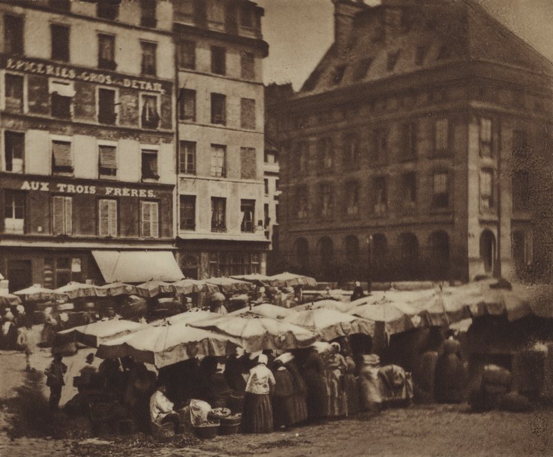 Quai du Marche Neuf (s/b fotoğraf) by (after) French Photographer