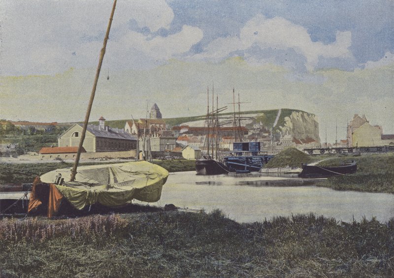 Le Treport (renkli fotoğraf) by (after) French Photographer