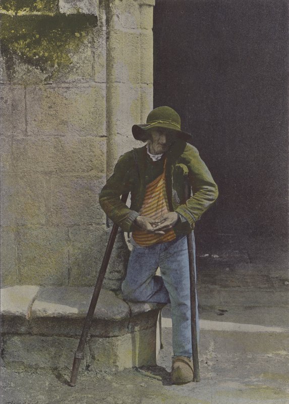 Breton dilenci (renkli fotoğraf) by (after) French Photographer