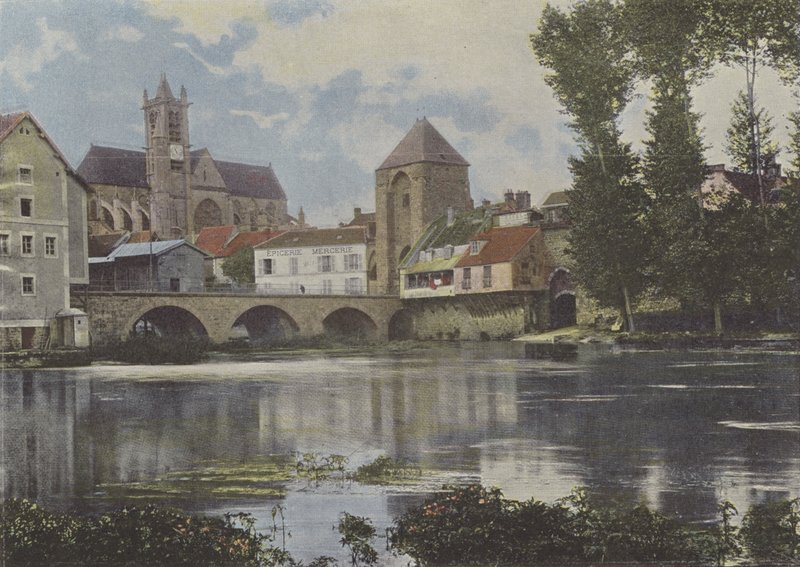 Moret (renkli fotoğraf) by (after) French Photographer