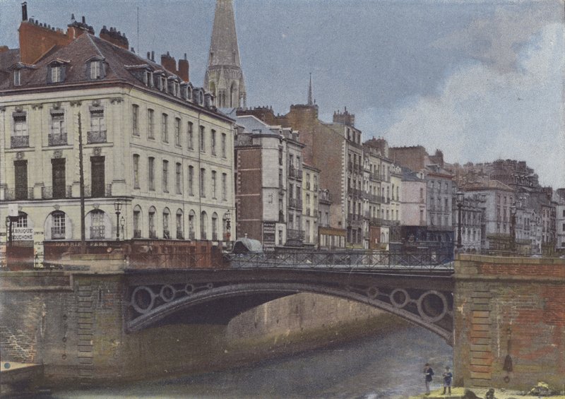 Nantes, Erdre (renkli fotoğraf) by (after) French Photographer