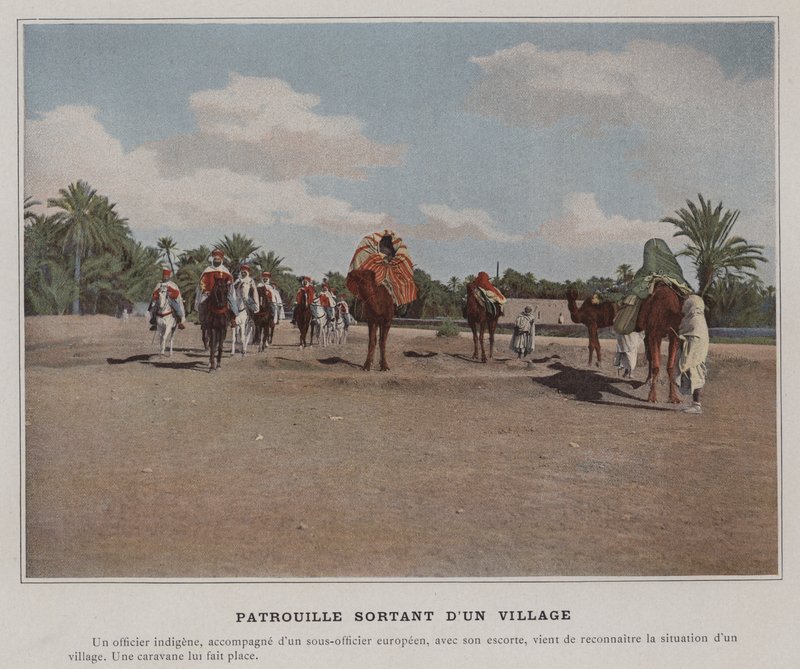 Köyden Ayrılan Devriye (renkli fotoğraf) by (after) French Photographer