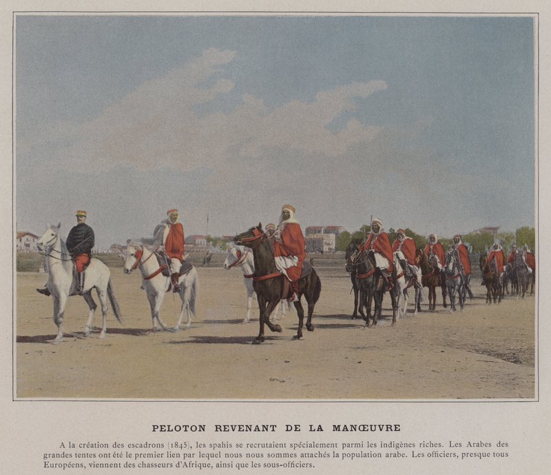 Manevradan Dönen Takım (renkli fotoğraf) by (after) French Photographer
