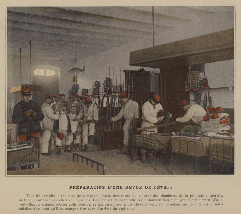 Detay İnceleme Hazırlıkları (renkli fotoğraf) by (after) French Photographer