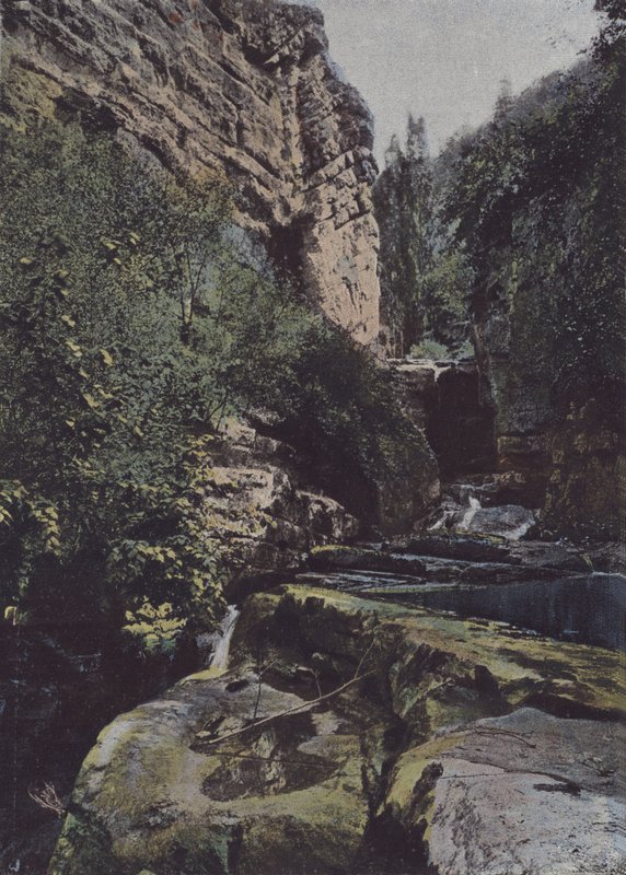 Roc-Amadour, Le Moulin du Saut (renkli fotoğraf) by (after) French Photographer