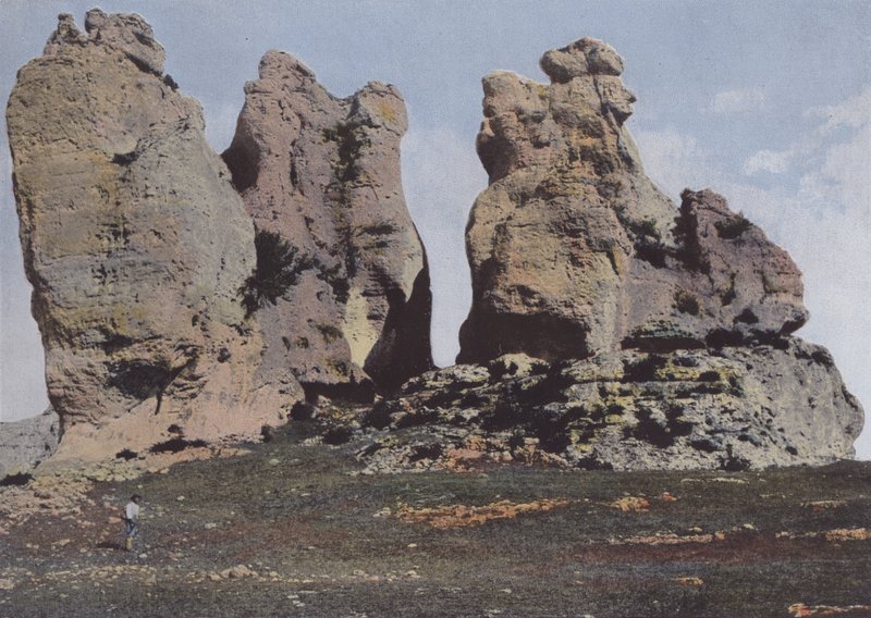 Roquesourde (renkli fotoğraf) by (after) French Photographer