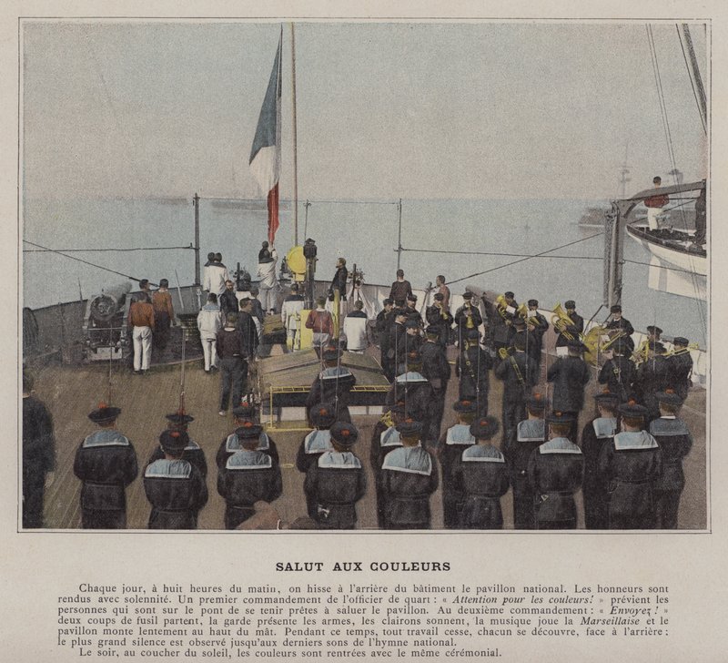Salut aux Couleurs (renkli fotoğraf) by (after) French Photographer