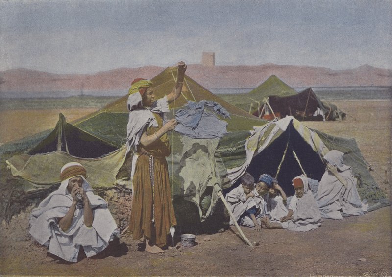 Çadırın Altında (renkli fotoğraf) by (after) French Photographer