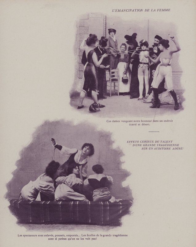 Kadının kurtuluşu (s/b fotoğraf) by (after) French Photographer