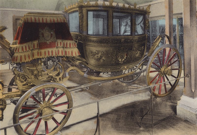Voiture du Mariage de Napoleon III, Napolyon III Düğün Arabası (renkli fotoğraf) by (after) French Photographer