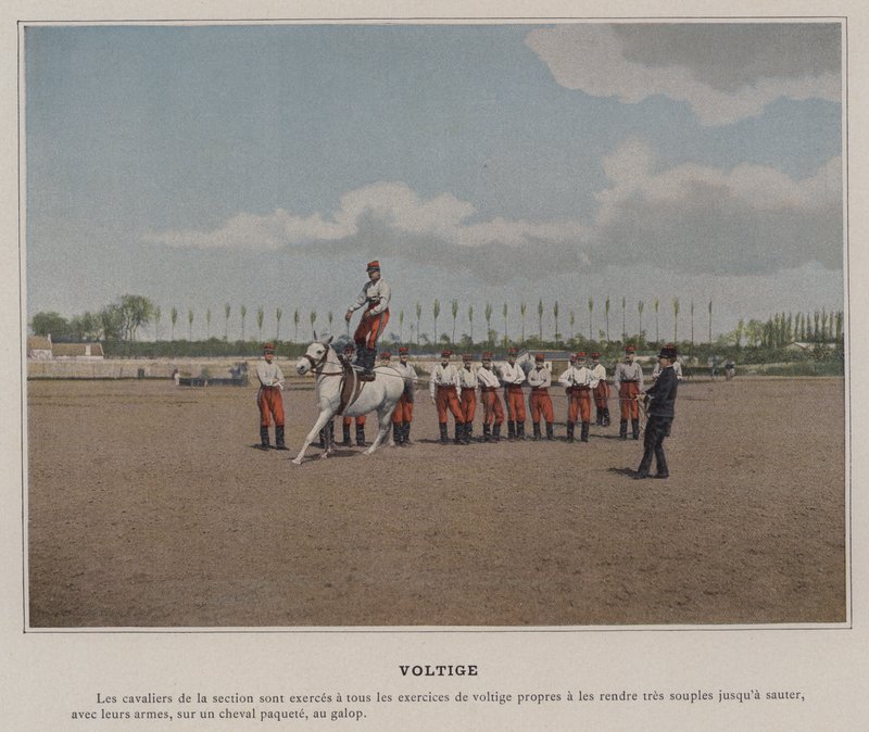 Voltige (renkli fotoğraf) by (after) French Photographer