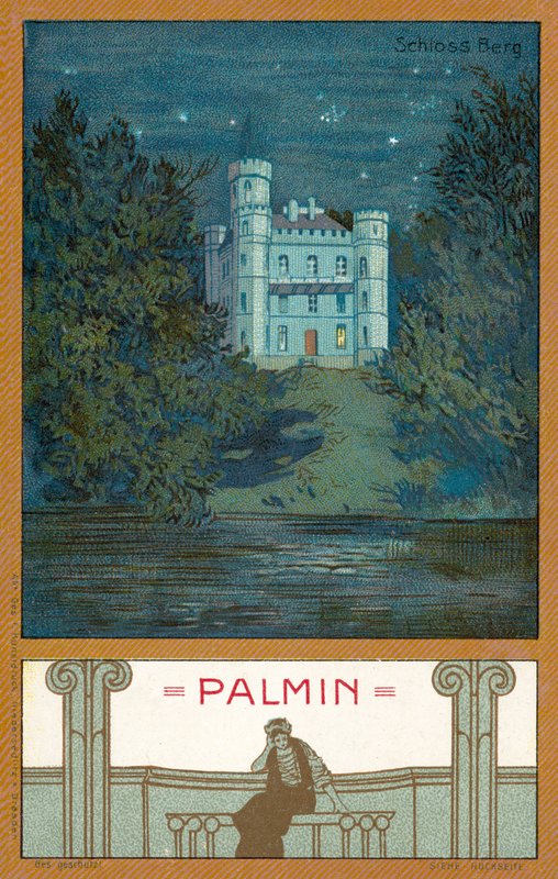 Berg Kalesi, Bavyera (chromolitho) by (after) German School