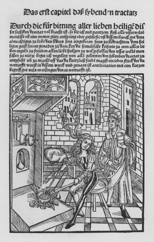 Sirurgia Kitabı, Hieronymus Brunschwig (lito) by (after) German School