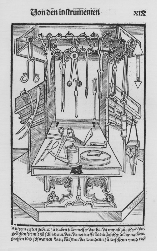 Sirurgia Kitabı, Hieronymus Brunschwig (lito) by (after) German School