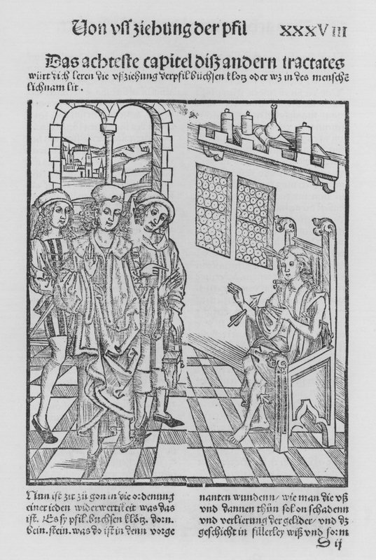 Sirurgia Kitabı, Hieronymus Brunschwig (lito) by (after) German School