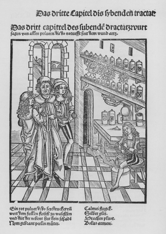 Sirurgia Kitabı, Hieronymus Brunschwig (lito) by (after) German School