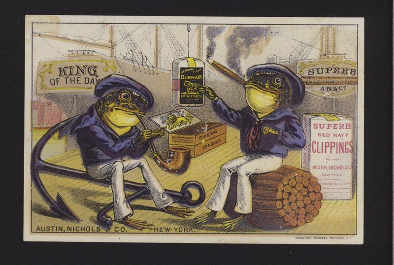 Austin Nichols & Co tütün reklamı, New York by American School