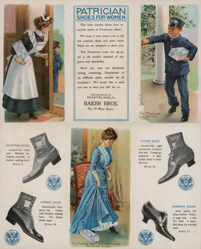 Kadınlar için Patrician ayakkabılarının reklamı by American School