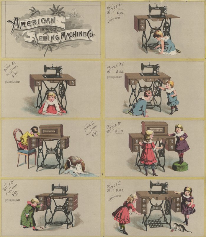Amerikan Dikiş Makinesi Şirketi Reklamı by American School