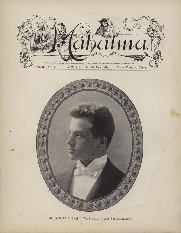 Albert E Smith, Popüler Lise Prestijitörü by American School