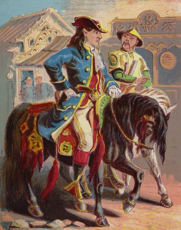 Robinson Crusoe için İllüstrasyon by American School