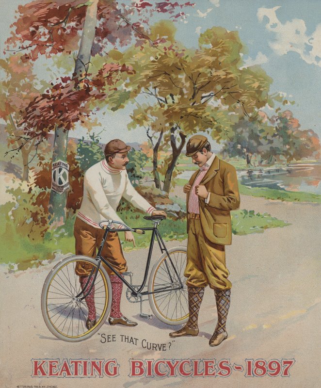 Keating Bisikletleri, 1897 by American School
