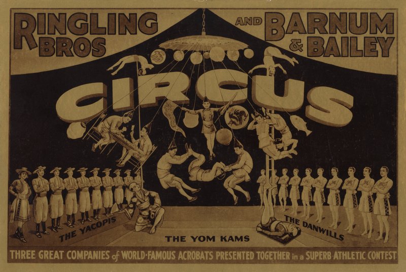 Ringling Bros ve Barnum ve Bailey Circus, dünyaca ünlü akrobatlarla by American School