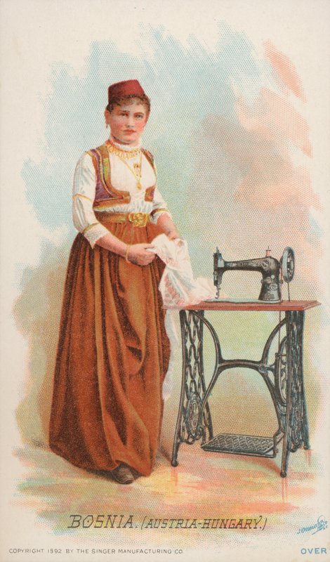 Dikiş Makinesi, Bosna, Avusturya-Macaristan by American School