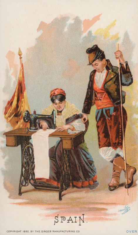 Dikiş Makinesi, İspanya by American School