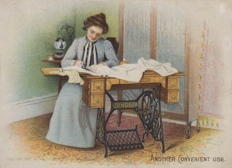 Singer Dikiş Makinası, Kullanışlı Uzatma Yaprağı, Anne Yardımcısı by American School